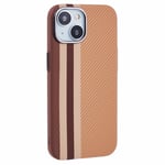 EIDERWOOD Mönstrad Carbon Skal - iPhone 13 - MagSafe Kompatibel - Light Stripes
