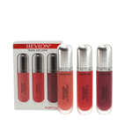 Revlon Lipstick Set Ultra HD Matte 3 x 5.5ml Flirty Lips Red Pink Purple - NEW