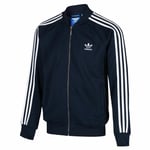 Adidas Originals Retro Superstar Track Top Jacket Navy White Trefoil 3 Stripes