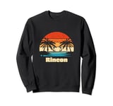 Retro Vintage Surfing Design Banzai Rincon Beach Sweatshirt