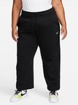 Nike Sportswear Phoenix Fleece High-Waisted Sweatpants - Black (Curve)