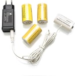 Batterieliminator För 4xD-Batterier