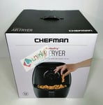 Chefman TurboFry 3.5 Litre Air Fryer Oven w/ Dishwasher-safe Basket and Dual-...