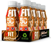 UFIT High 50G Protein Shake, No Added Sugar, Low in Fat, Salted Caramel Flavour 
