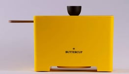 BUTTERCUP Elektrisk Smørtine minikjøleskap til 500 g smør Yellow