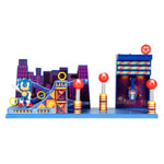 Sonic the Hedgehog lekesett med 6 cm figur - Sonic med studiopolis