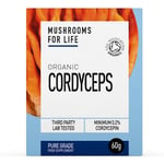 Mushrooms For Life Organic Cordyceps - 60g Powder
