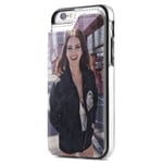 Shadidi Lana Del Rey Iphone 7/8 case Leather card slot Wallet Case with Card Holder, Premium PU Leather Kickstand Card Slots Case,Double Magnetic Clasp and Durable Shockproof Cover for iPhone