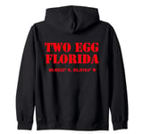 Two Egg Florida Coordinates Zip Hoodie