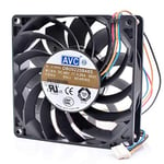 N+A Temperature Control Server Fan for AVC DB09225B48S,Server Cooler Fan AVC DB09225B48S 48V0.29A, Server Chassis Temperature Controlled Cooling Fan for 90x90x25mm 4wire