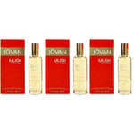 Jovan Musk Cologne Concentrate Spray For Women 96ml x 3