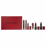 GIORGIO ARMANI RED LIP COLLECTOR'S LIMITED EDITION GIFT SET - SHADE 400, 6 PIECE