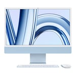 Apple iMac 24" Blue All in One M3 Chip 256GB SSD 4.5K Retina Display D
