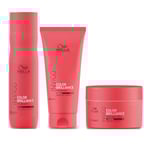 Wella INVIGO Color Brilliance Coarse  Shampoo 250ml + Conditioner 200ml + Mask 150ml