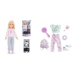 Corolle Girls - Coffret Valentine Shopping, poupée Mannequin+ Dressing Licorne Féérique, 28cm, dès 4 ans