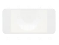 White Replacement plastic top screen lens cover for Nintendo New 2DS XL Console