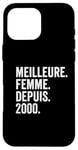 Meilleure Femme Depuis 2000 | 25 anniversaire mariage 25 ans Coque pour iPhone 16 Pro Max