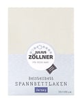 Julius Zöllner Drap-Housse pour le Lit d'Appoint de Bébé - Ecru - 50/100 cm