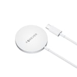 Forever MAWC-100 magnetic wireless charger 15W gray