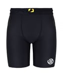 Skins Mens Series-3 Stretch Waist Black Men Training Half Tights Shorts ST00300029001 Nylon - Size Medium