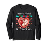 Baby's First Mother's Day On The Inside for expectant mother Long Sleeve T-Shirt