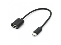 !TB Cable OTG USB AF - USB C 15cm black