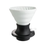 Hario - V60 02 - Immersion dripper Switch - Filterhållare gjord i porslin och silikon
