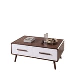 FTFTO Home Accessories Nordic Coffee Table Simple And Modern Small Apartment Coffee Table Solid Wood Table in The Living Room70x130x42 B