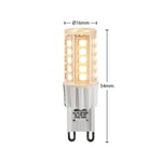 Arcchio kaksikantainen LED-lamppu G9 3,5W, 2 700K