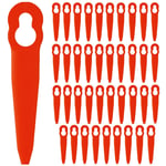 SPARES2GO Plastic Blades for STIHL FSA 45 Cordless Strimmer Grass Trimmer Pack of 40