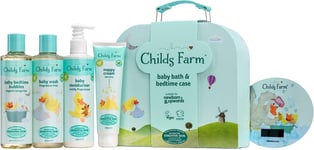 Childs Farm Baby Gifting Suitcase Baby Wash Bubble Bath Baby Moisturiser Nappy C