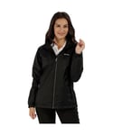 Regatta Womens Ladies Corinne IV Waterproof Packable Jacket Coat - Black - Size 18 UK
