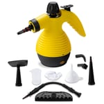 Multipurpose Hand Steam Cleaner with 9-Piece Accessories 350 ml Water Tank 3 Bar