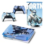 Autocollant Stickers de Protection pour Console Sony PS5 Edition Standard - - Fortnite (TN-PS5Disk-4301)