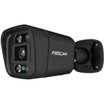 Foscam - Caméra ip extérieure PoE 5 mp avec spots lumineux et sirène V5EP Noir