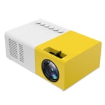 Mini Vidéoprojecteur LED HD 1080P Portable Home Theater EU Plug Jaune YONIS