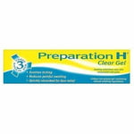 Preparation H Clear Gel 50g - Moisturising Soothes Itching Piles Haemorrhoids.