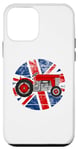 iPhone 12 mini Vintage Tractor UK Flag Farmer British Farming Great Britain Case
