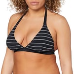 ESPRIT Women's Moonrise Beach Ay Padded Haltern. Bikini Top, Black (Black 001),UK 12D (Manufacturer size: 38 D)