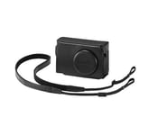 Panasonic DMW-PHS88 Premium Leather Camera Case for TZ90 / TZ93 - Black