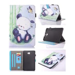 Samsung Galaxy Tab A 10.1 (2016) kortfack fodral - Söt panda