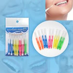 7pcs Soft Clean Between Interdental Floss Brushes Dental Oral Ca Random
