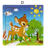 Wooden Jigsaw Puzzles Toys Classical For Children Red