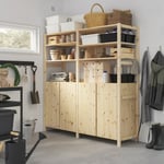 IKEA IVAR 2 sektioner/hyllor/skåp 174x50x179 cm