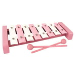 PQZATX Xylophone Toy, Wooden Musical Toy Educational Percussion Toy Musical Instruments For Baby (Pink)