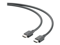 ALOGIC Elements Series - Premium hög hastighet - HDMI-kabel med Ethernet - HDMI hane till HDMI hane - 1 m - svart - formpressad, 4K60 Hz (4096 x 2160) stöd, 1080p stöd 240 Hz, 3D video support, 4K60Hz UHD support