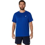 Asics Core SS T-shirt M Blå för män - Perfekt för löpning och träning