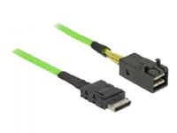 Delock - Intern SAS-kabel - SAS 32Gbit/s - OCuLink (SFF-8611) (hane) till Mini SAS HD (SFF-8643) (hane) - 1 m