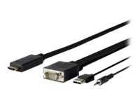 VivoLink Pro - HDMI-kabel - HDMI hane till USB, HD-15 (VGA), stereo mini jack hane - 1 m