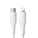 Joyroom Lightning Kabel USB-C 20W 2.4A 0.25m - Vit